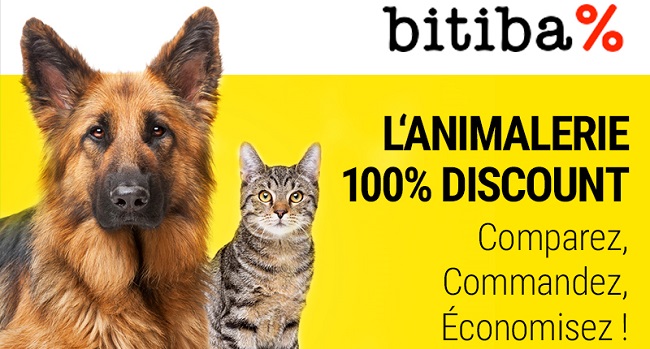 Bitiba.fr profitez de 5% de remise dès 109€ d'achats pour votre chat !