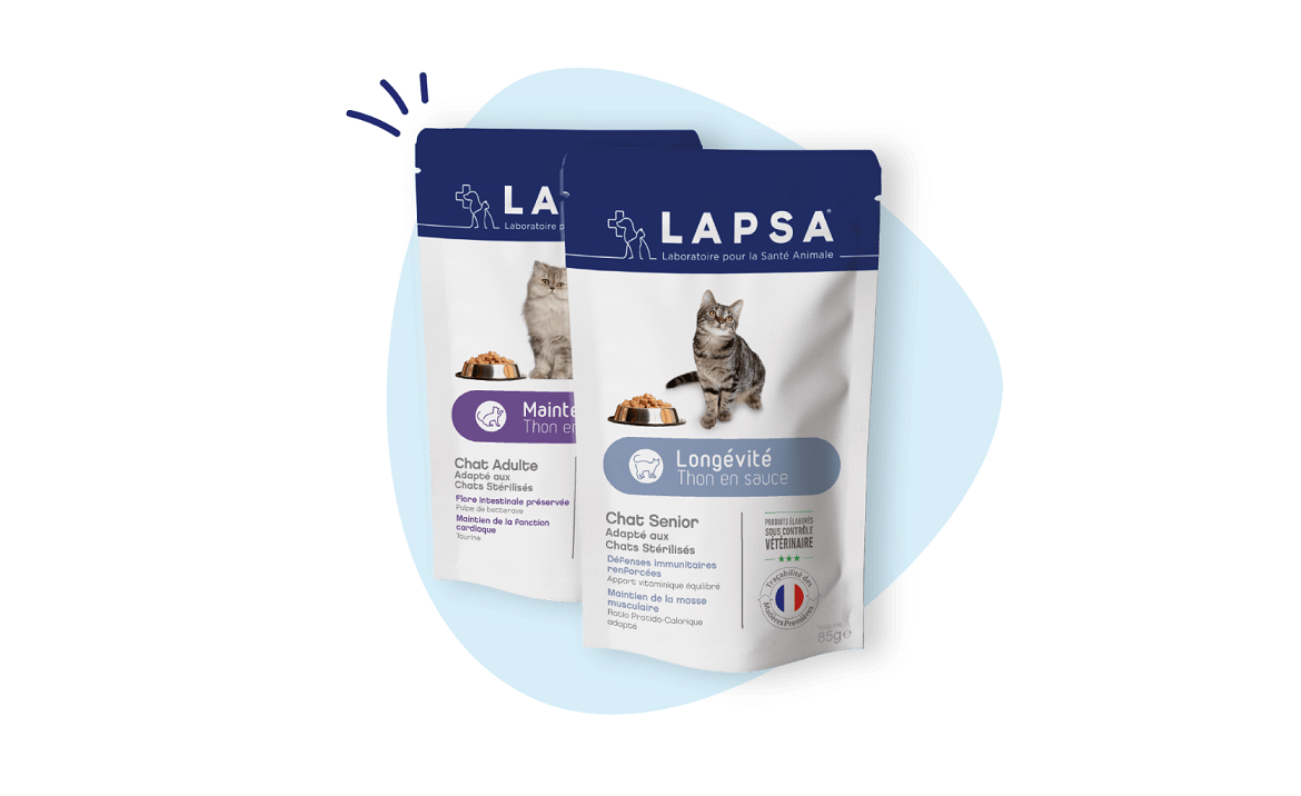 LAPSA LAB -15€ sur la première commande de croquettes pour chats