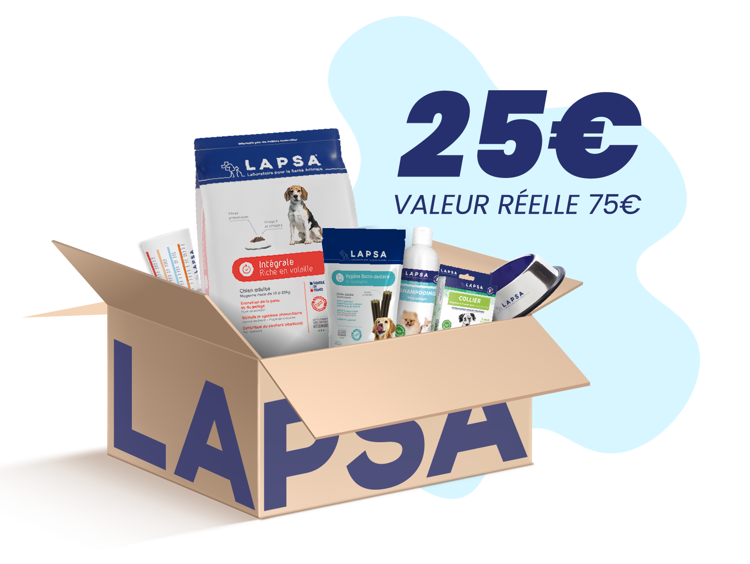Offre Exclusive : La Box Dégustation Lapsa à Seulement 25€ pour Chiens