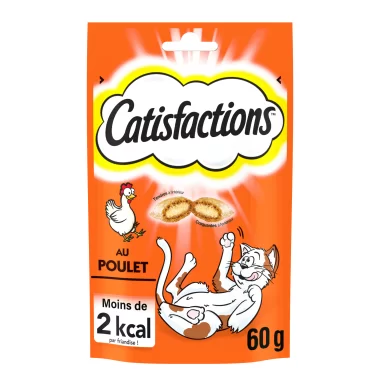 Jusque -15% sur les friandises Catisfactions au Poulet pour chat et chaton