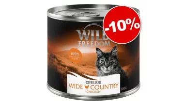 10% de Remise sur les Pâtées pour Chats Stérilisés Wild Freedom chez Zooplus