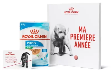 Coffret Chiot ROYAL CANIN gratuit